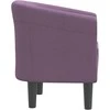 Fotelis Krėslas, violetinės spalvos, audinys