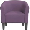 Fotelis Krėslas, violetinės spalvos, audinys