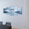 Nuotraukų rėmelis Fotopaveikslas "Gulbės" ant Drobės 200 x 100 cm