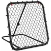 Futbolo kamuolio atšokimo sienelė, juoda, 84x73x60–80cm