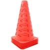Futbolo kūgiai, 6vnt., oranžinės, 13x13x22,5cm