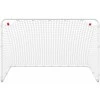 Futbolo vartai, balti, 122x81x81 cm, plienas
