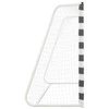 Futbolo vartai, juodos ir baltos sp., 300x160x90 cm, metalas