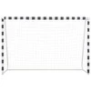 Futbolo vartai, juodos ir baltos sp., 300x200x90 cm, metalas
