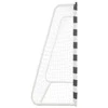 Futbolo vartai, juodos ir baltos sp., 300x200x90 cm, metalas