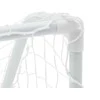 Futbolo vartai su kamuoliu, 2vnt., balti, 64x35x48cm, metalas