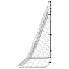 Futbolo vartai su treniruočių siena, 184x61x122cm, plienas