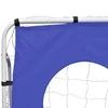 Futbolo vartai su treniruočių sienele, 240x92x150cm, plienas