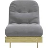 Futono sofa-lova su čiužiniu, 70x206x11cm, impregnuota pušis