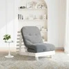 Futono sofa-lova su čiužiniu, balta, 70x206x11cm, pušis