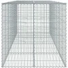 Gabiono krepšys su dangčiu, 400x100x100cm, galvanizuota geležis