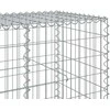 Gabiono krepšys su dangčiu, 450x100x100cm, galvanizuota geležis