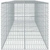 Gabiono krepšys su dangčiu, 500x100x100cm, galvanizuota geležis
