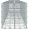 Gabiono krepšys su dangčiu, 600x100x100cm, galvanizuota geležis