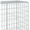 Gabiono krepšys su dangčiu, 600x50x200cm, galvanizuota geležis