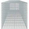 Gabiono krepšys su dangčiu, 650x100x100cm, galvanizuota geležis