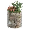 Gabiono stulpas, 50x50cm, galvanizuotas plienas, apskritas