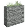 Gabiono vazonas, 90x30x90cm, galvanizuotas plienas, aukštas