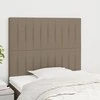 Galvūgaliai, 2vnt., taupe spalvos, 90x5x78/88cm, audinys