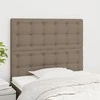 Galvūgaliai, 2vnt., taupe spalvos, 90x5x78/88cm, audinys