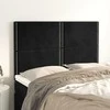 Galvūgaliai, 4vnt., juodos spalvos, 72x5x78/88cm, aksomas