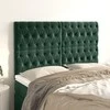 Galvūgaliai, 4vnt., tamsiai žali, 72x7x78/88cm, aksomas