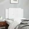 Galvūgalio pagalvėlė, baltos spalvos, 100 cm, dirbtinė oda