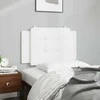 Galvūgalio pagalvėlė, baltos spalvos, 90 cm, dirbtinė oda