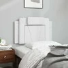Galvūgalio pagalvėlė, baltos spalvos, 90 cm, dirbtinė oda