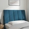 Galvūgalio pagalvėlė, mėlynos spalvos, 90cm, aksomas