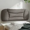 Galvūgalio pagalvėlė, taupe spalvos, 100 cm, audinys