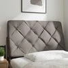 Galvūgalio pagalvėlė, taupe spalvos, 90 cm, audinys