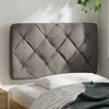 Galvūgalio pagalvėlė, taupe spalvos, 90 cm, audinys
