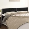 Galvūgalis, 2vnt., juodos spalvos, 100x5x78/88cm, aksomas