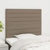 Galvūgalis, 2vnt., taupe spalvos, 80x5x78/88cm, audinys