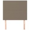 Galvūgalis, 2vnt., taupe spalvos, 80x5x78/88cm, audinys