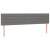 Galvūgalis, 2vnt.,tamsiai pilkos spalvos, 80x5x78/88cm, audinys