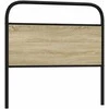 Galvūgalis, ąžuolo spalvos, 90 cm, plienas ir mediena