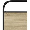 Galvūgalis, ąžuolo spalvos, 90 cm, plienas ir mediena