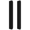 Galvūgalis su auselėmis, juodas, 103x16x118/128cm, audinys