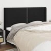Galvūgalis su auselėmis, juodos, 203x16x118/128cm, audinys