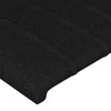 Galvūgalis su auselėmis, juodos, 203x16x118/128cm, audinys