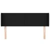 Galvūgalis su auselėmis, juodos spalvos,147x16x78/88cm, audinys