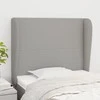 Galvūgalis su auselėmis, pilkas, 93x23x118/128cm, audinys