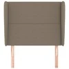 Galvūgalis su auselėmis, taupe, 103x23x118/128cm, audinys