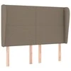 Galvūgalis su auselėmis, taupe, 147x23x118/128cm, audinys
