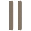 Galvūgalis su auselėmis, taupe, 203x16x118/128cm, audinys