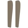 Galvūgalis su auselėmis, taupe, 203x23x118/128cm, audinys
