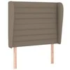 Galvūgalis su auselėmis, taupe, 93x23x118/128cm, audinys