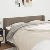 Galvūgalis su auselėmis, taupe spalvos,203x16x78/88cm, audinys